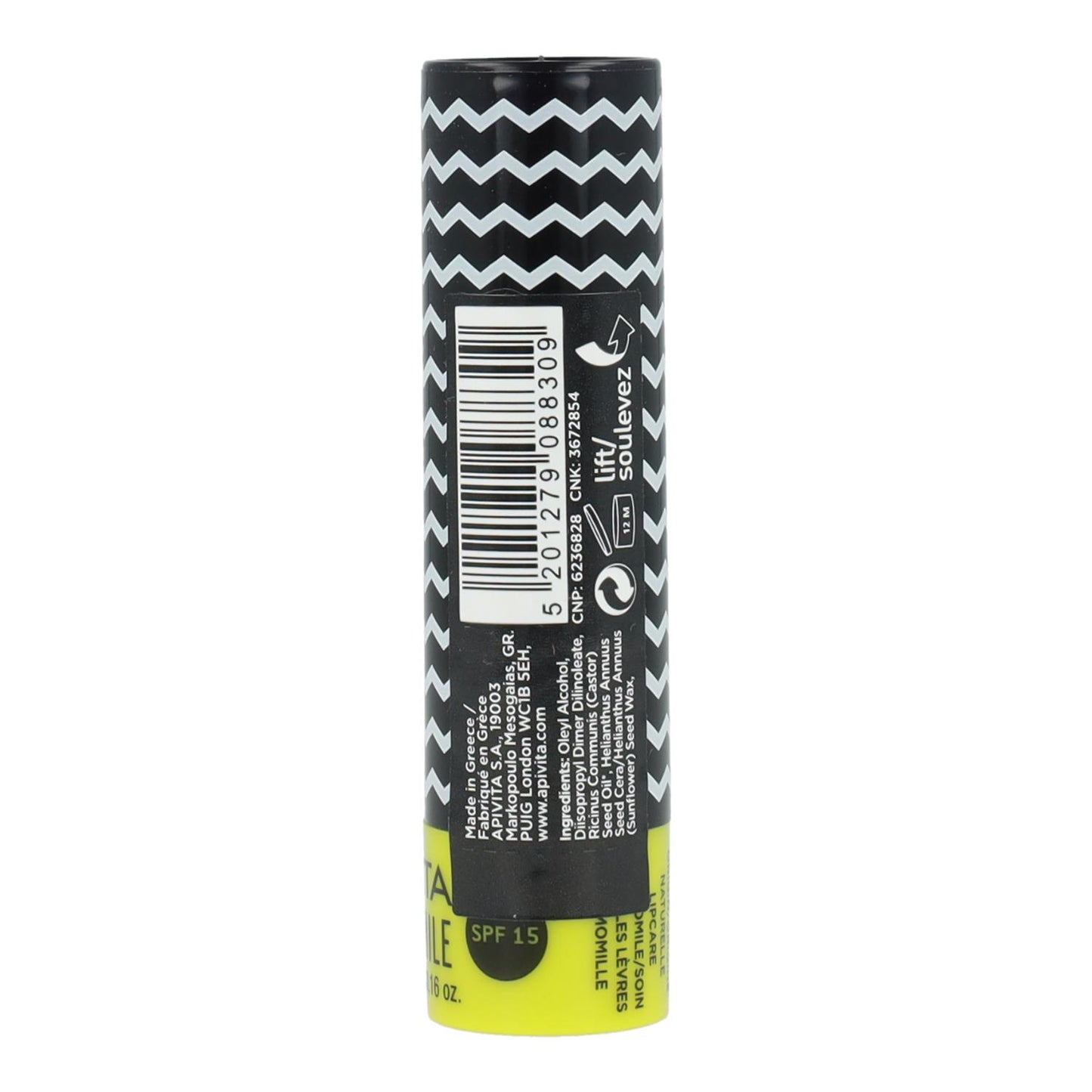 Apivita SPF 15 Lip Balm with Chamomile 4.4 g Apivita SPF 15 Lip Balm with Chamomile 4.4 g