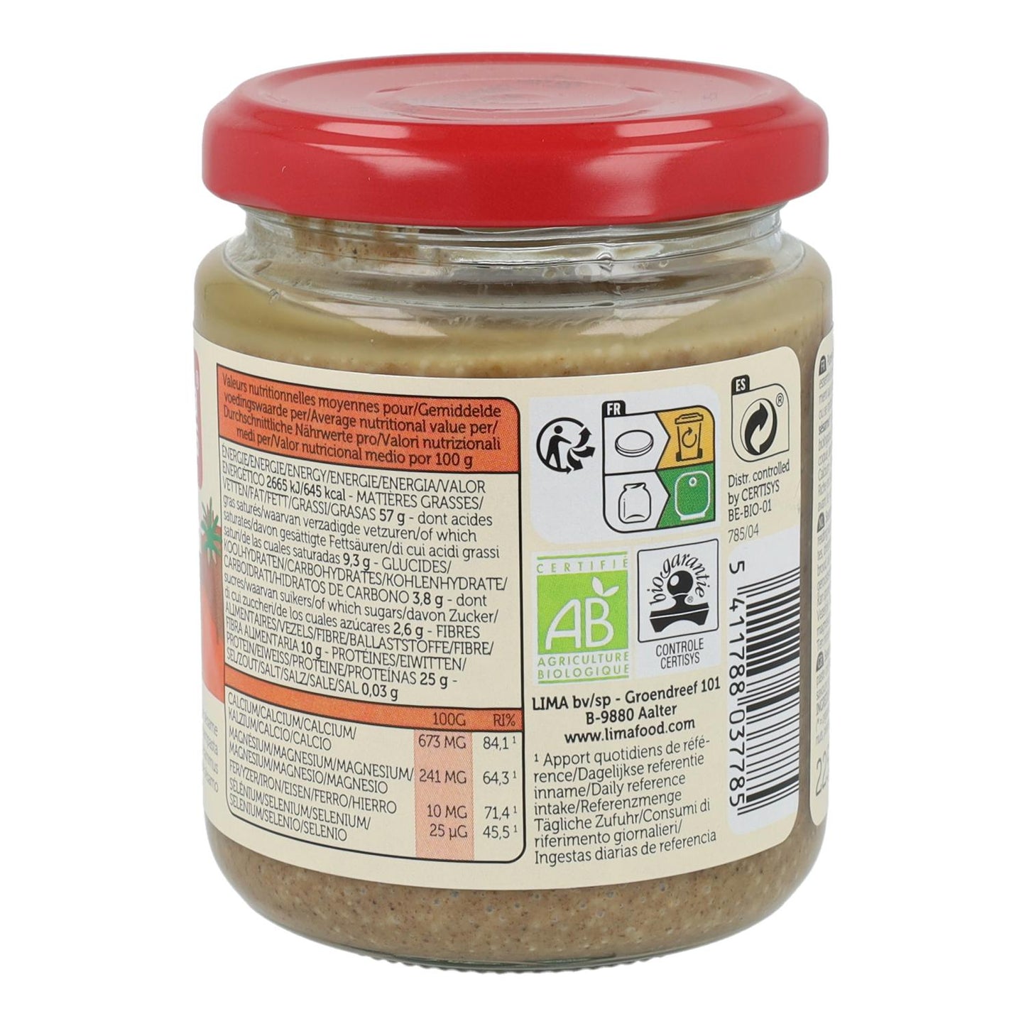 Tahin ohne Salz ECO Lima 225 g