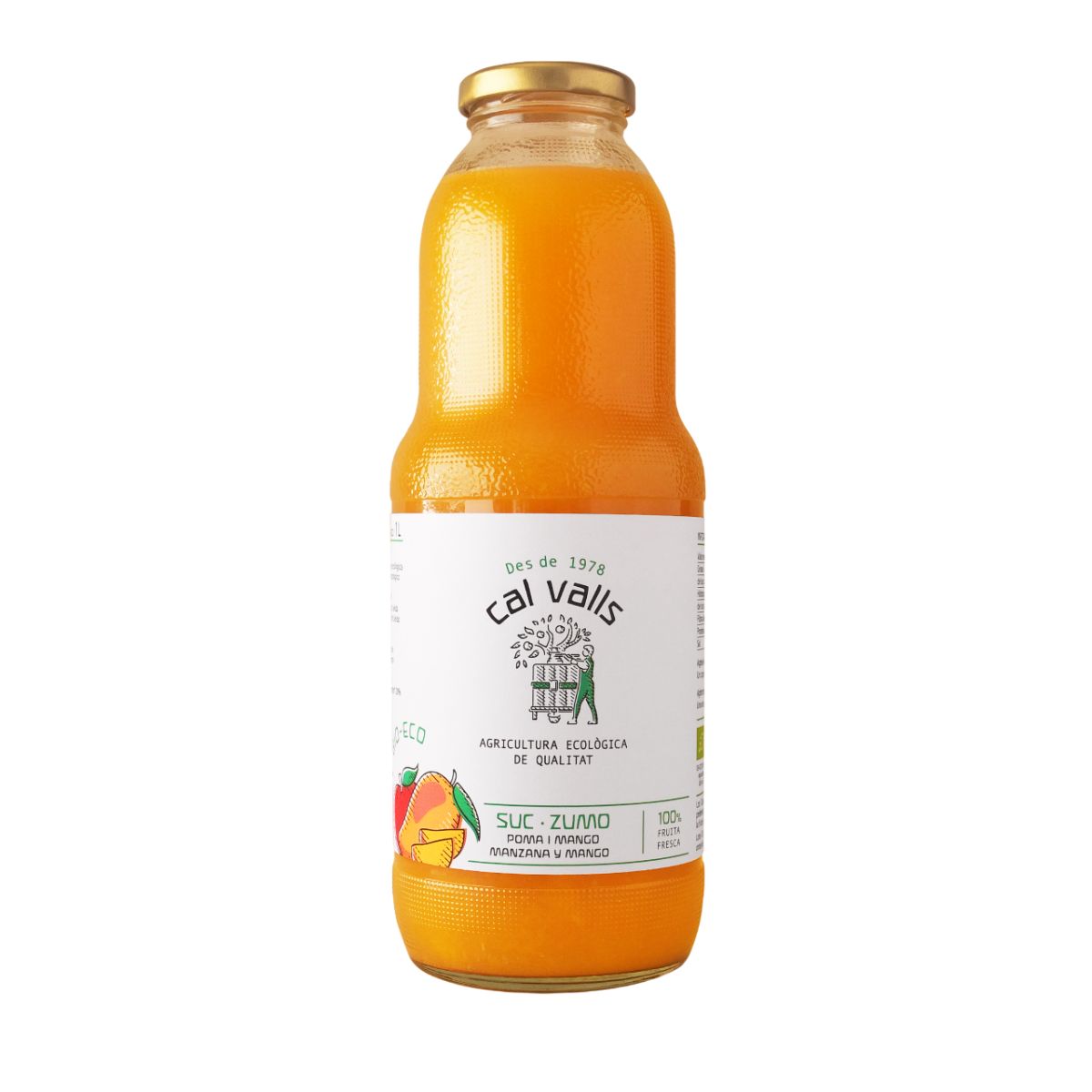 Cal Valls Organic Mango and Apple Juice 1L