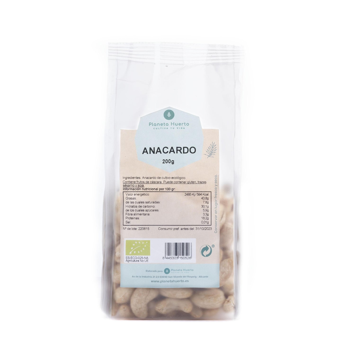 Cashewnöt ECO Planeta Huerto 200 g