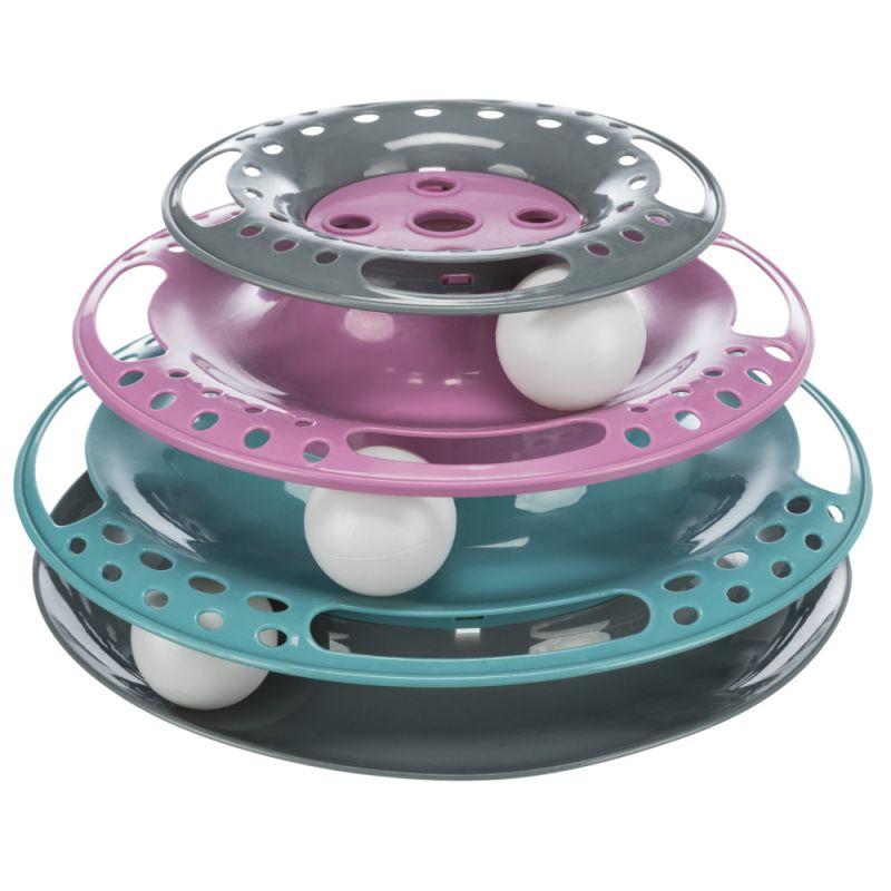 Trixie Tour de jeu circulaire, plastique, ø25 cm/13 cm