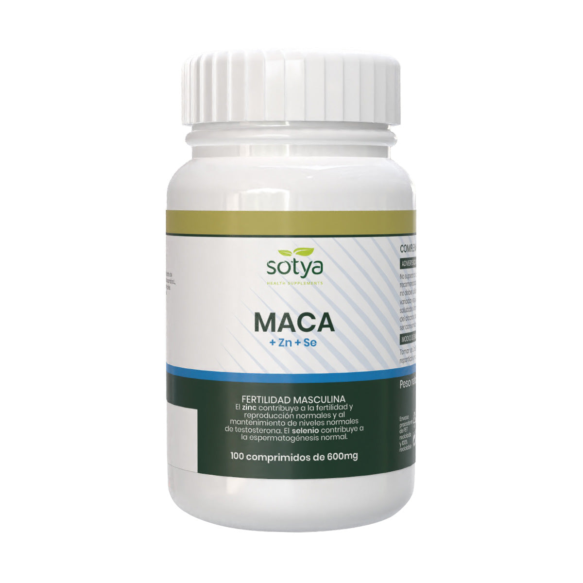 Maca+cynk+selen 600 mg Sotya 100 tabletek