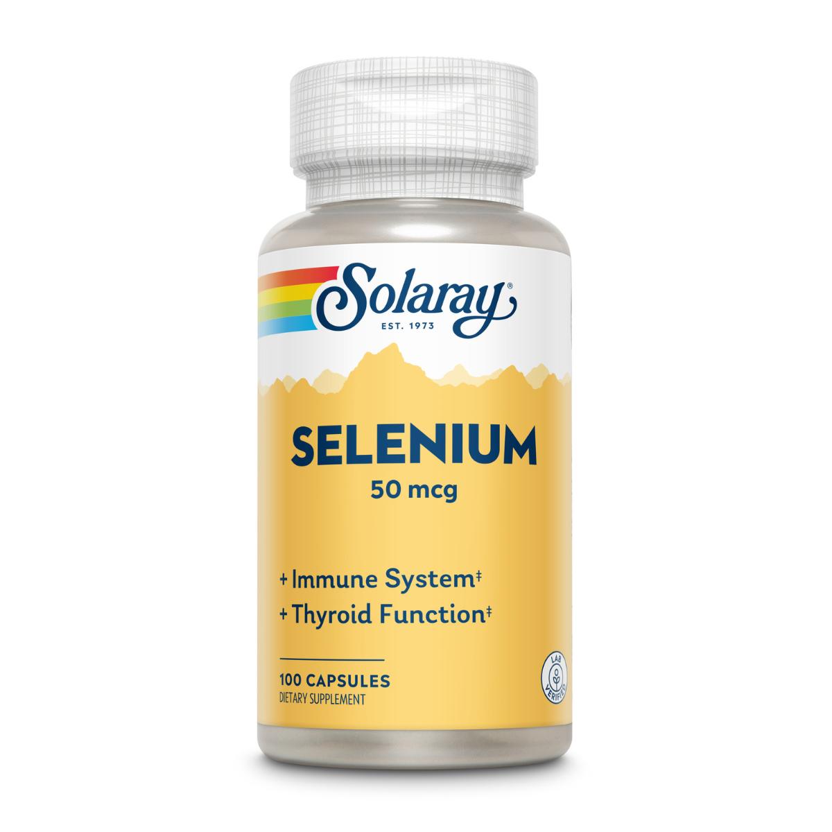 Selen 50 mcg Solaray 100 Kapseln