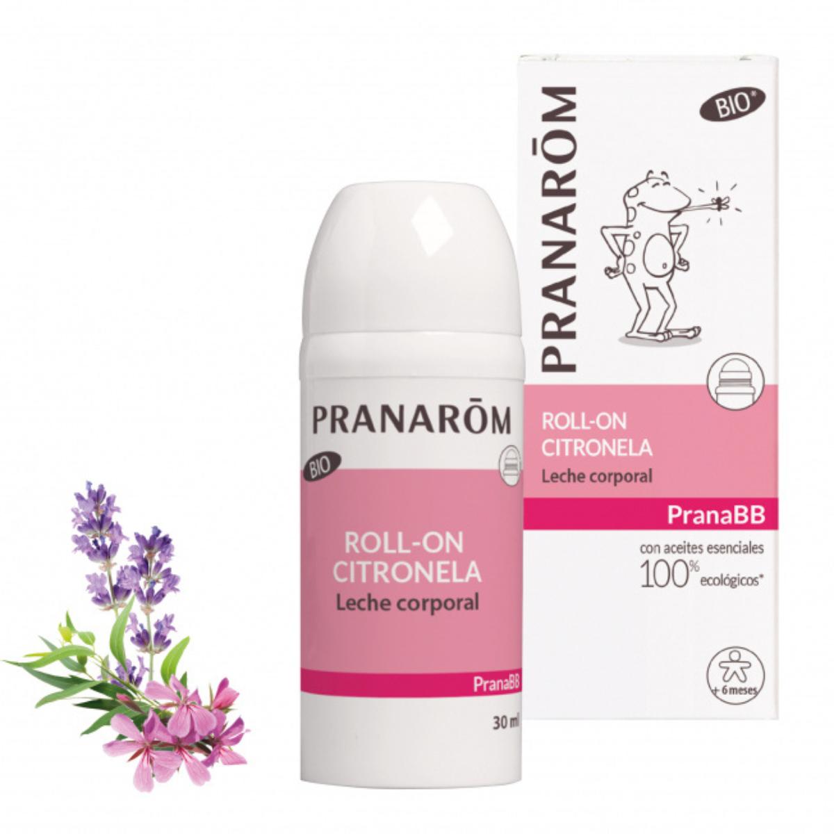 Roll-on Citronella Bio-Körpermilch Pranarôm 30 ml