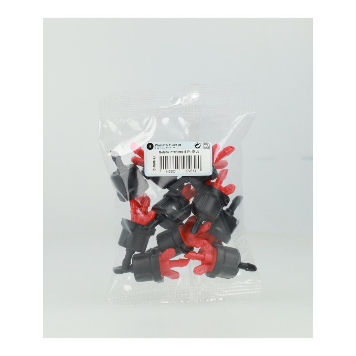 Interline dripper 4 l/h Planeta Huerto 10 units