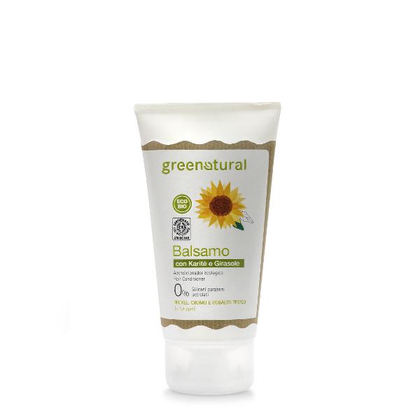 Sunflower and Shea Butter Eco-Friendly Hair Conditioner, Greenatural 75 ml