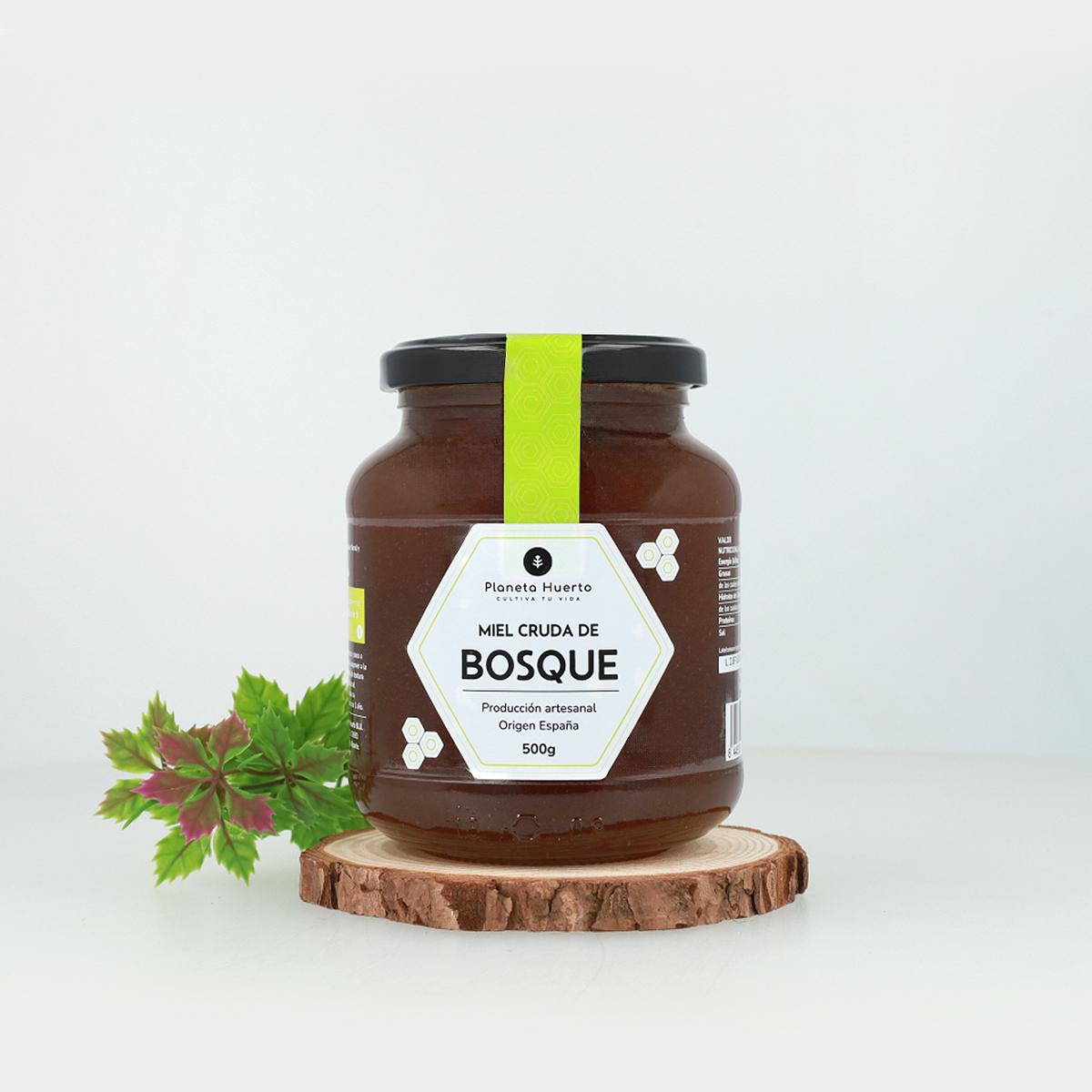Pack 6x Miel Cruda de Bosque Planeta Huerto 500 gr