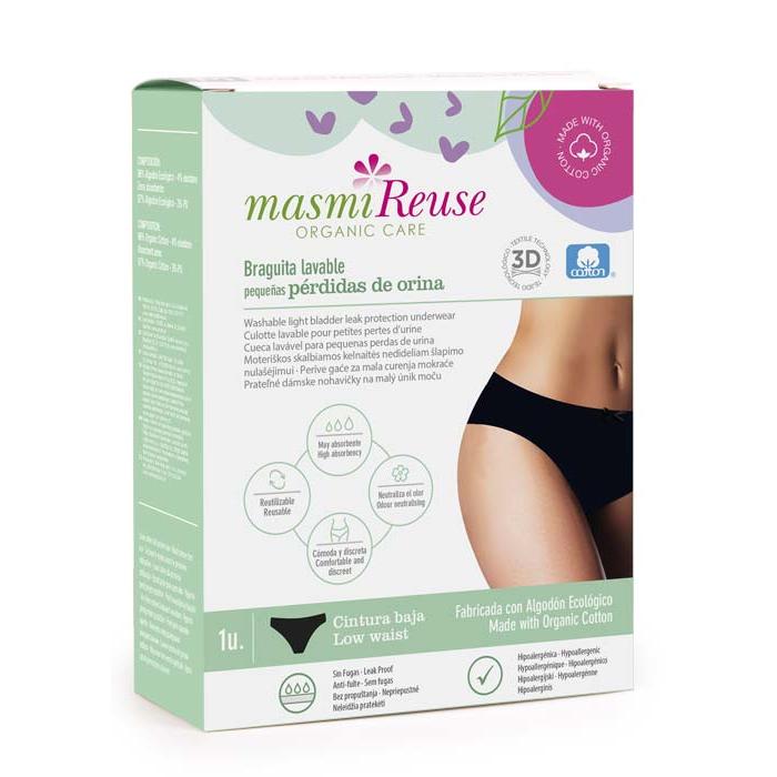 Masmi Low Waist Incontinence Briefs, size S