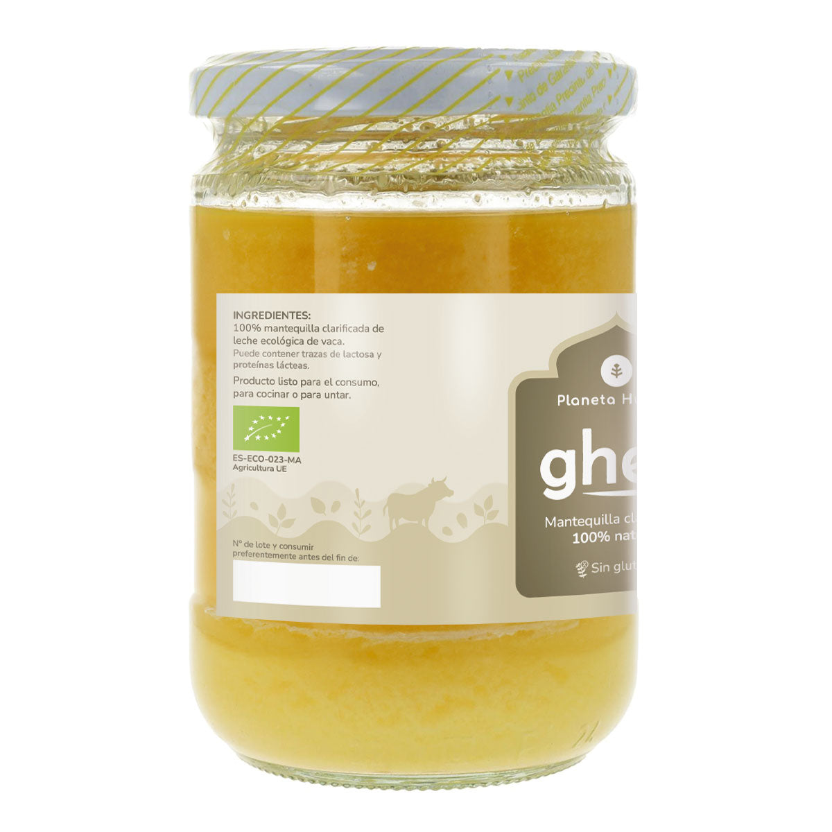Förpackning 3xGhee klarat smör ECO Planeta Huerto 500 gr