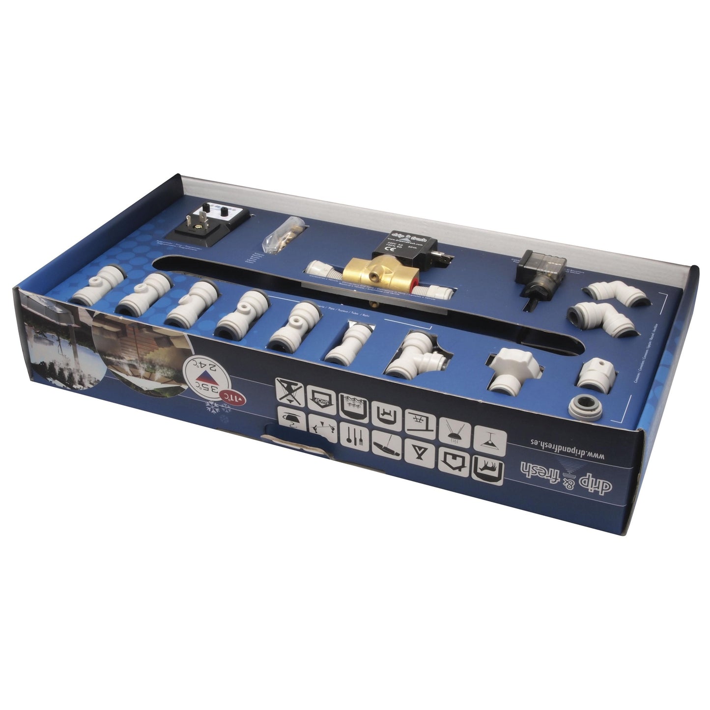 Complete vernevelingsset met timer 12 m DripFresh