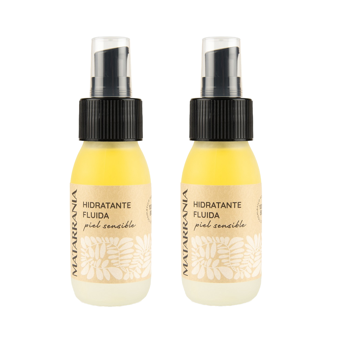 Zestaw 2x Fluid nawilżający do skóry wrażliwej 100% BIO Matarrania 60 ml