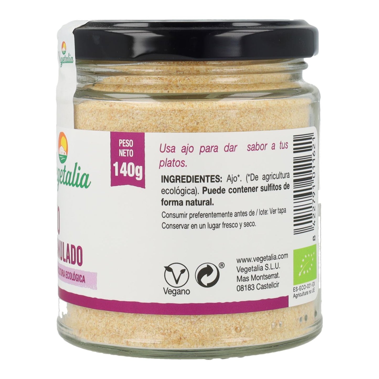 Bio-Knoblauchpulver Vegetalia 140 g