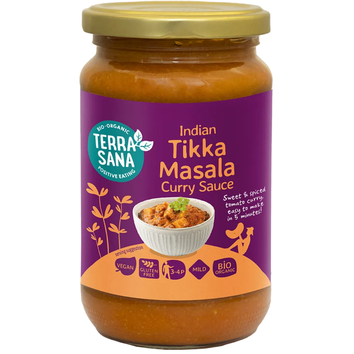 Indyjski sos curry tikka masala Terrasana 350 g
