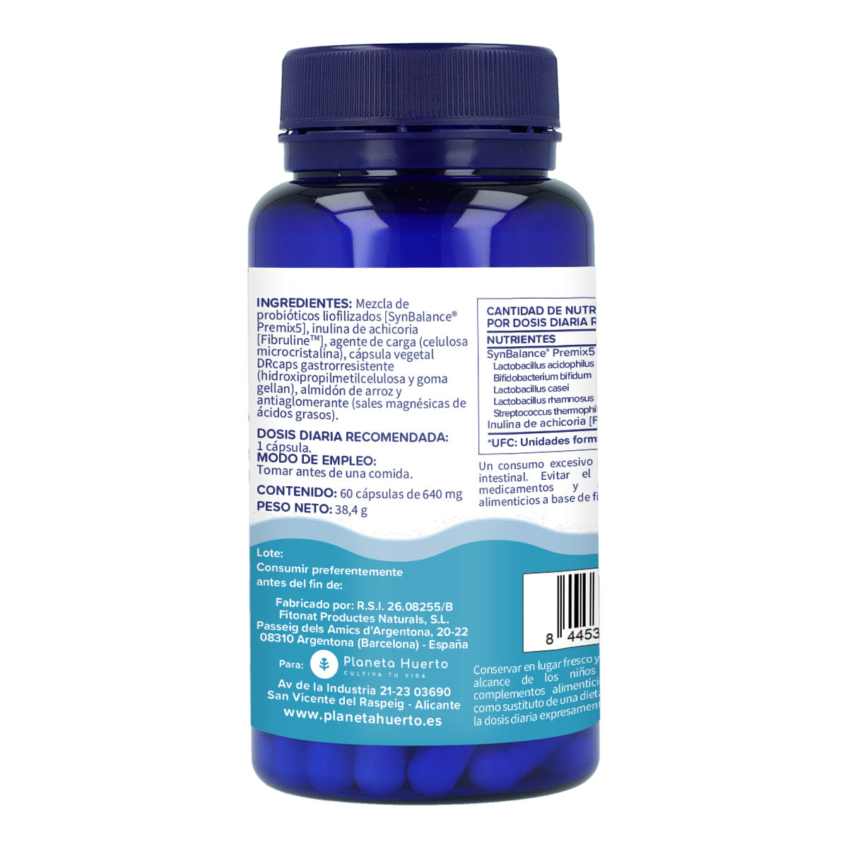 Probiotico plus Planet Orchard 60 Cap.