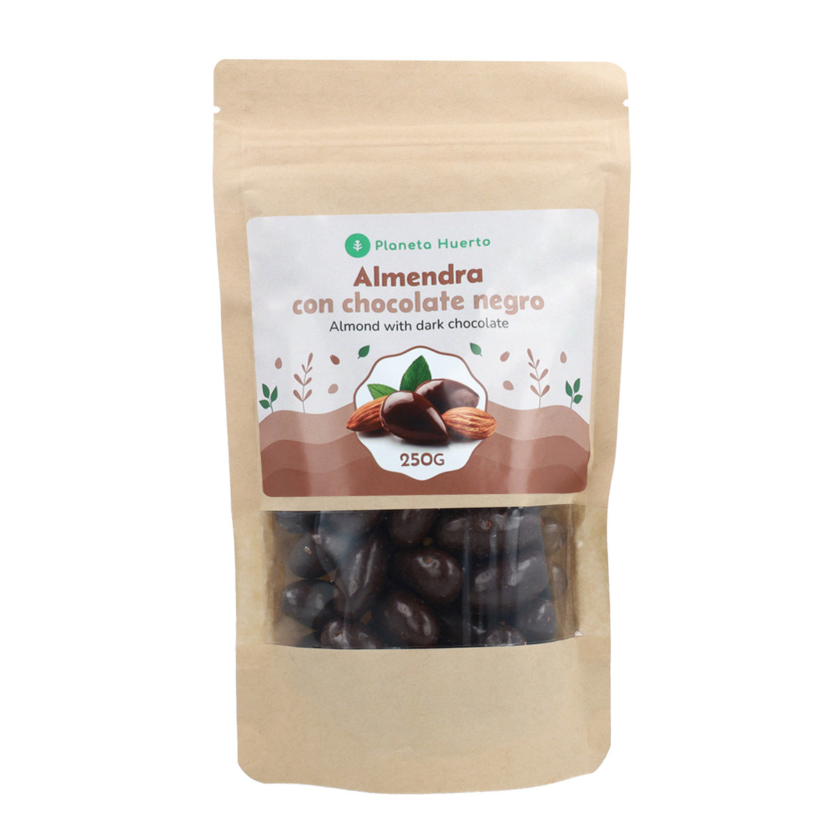 Amandes au chocolat noir Planeta Huerto 250gr