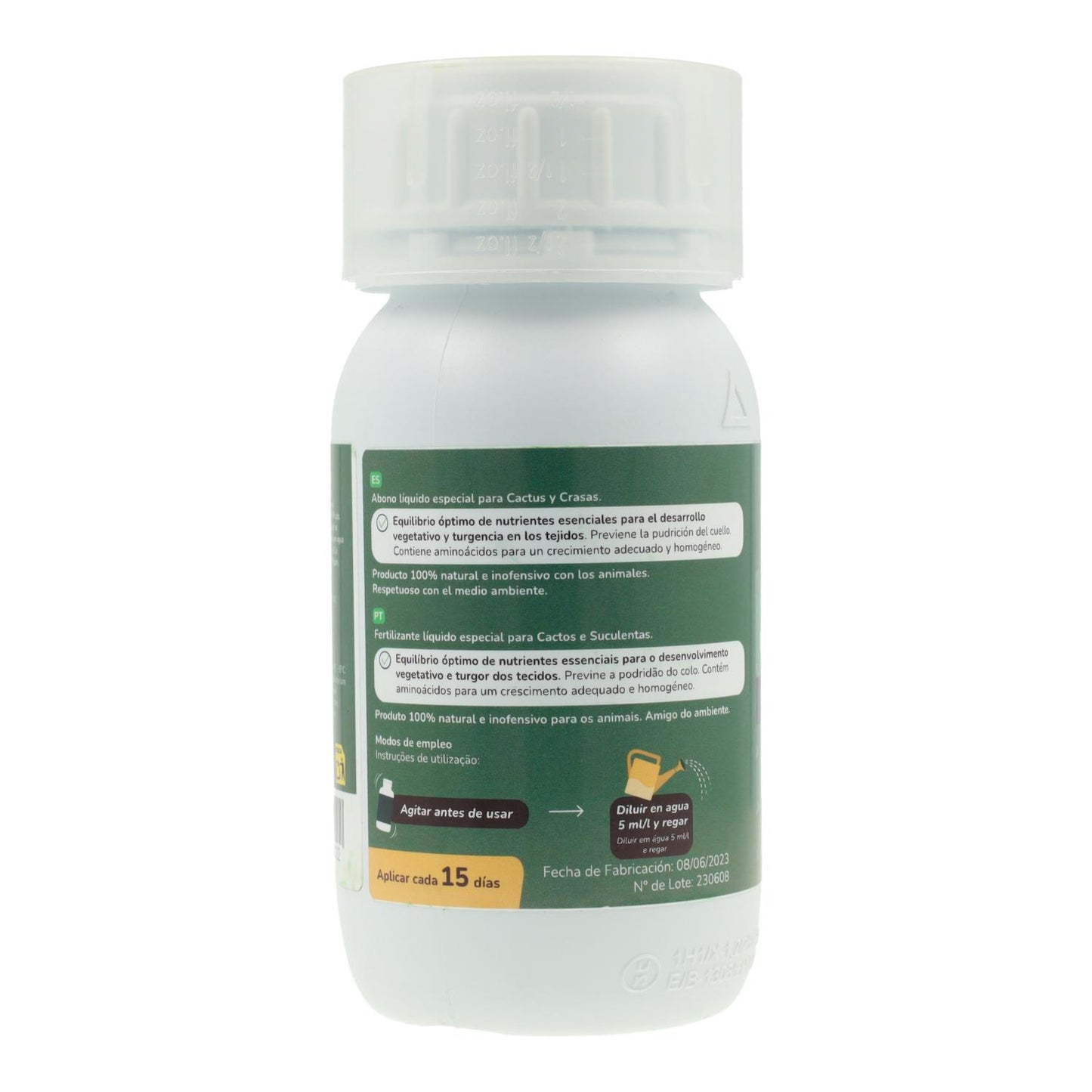 Liquid Cactus Fertiliser Planeta Huerto 250 ml