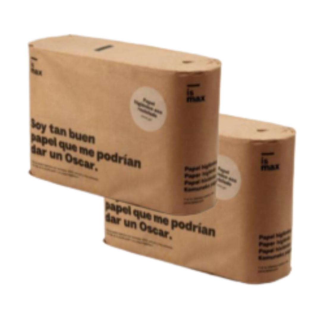 Pack of 2 x Ismax Eco Toilet Paper 6 x 40 m 6 Units