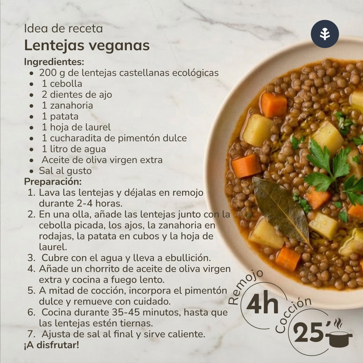 Castilian Lentils ECO Planeta Huerto