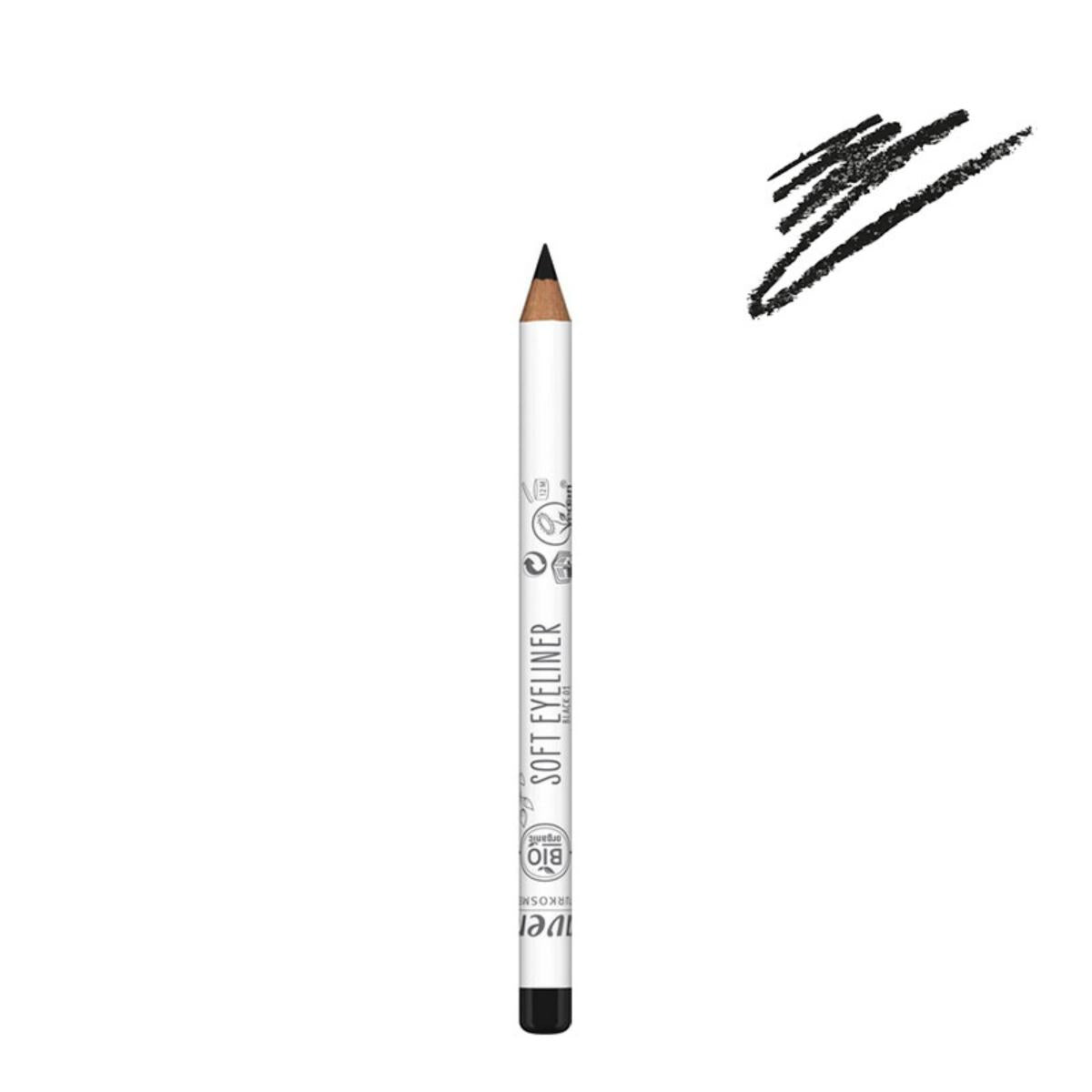 Kredka do oczu eyeliner - 01 Black, Lavera 1,14 g