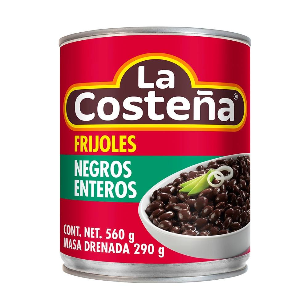 La Costeña Whole Black Beans 560 g
