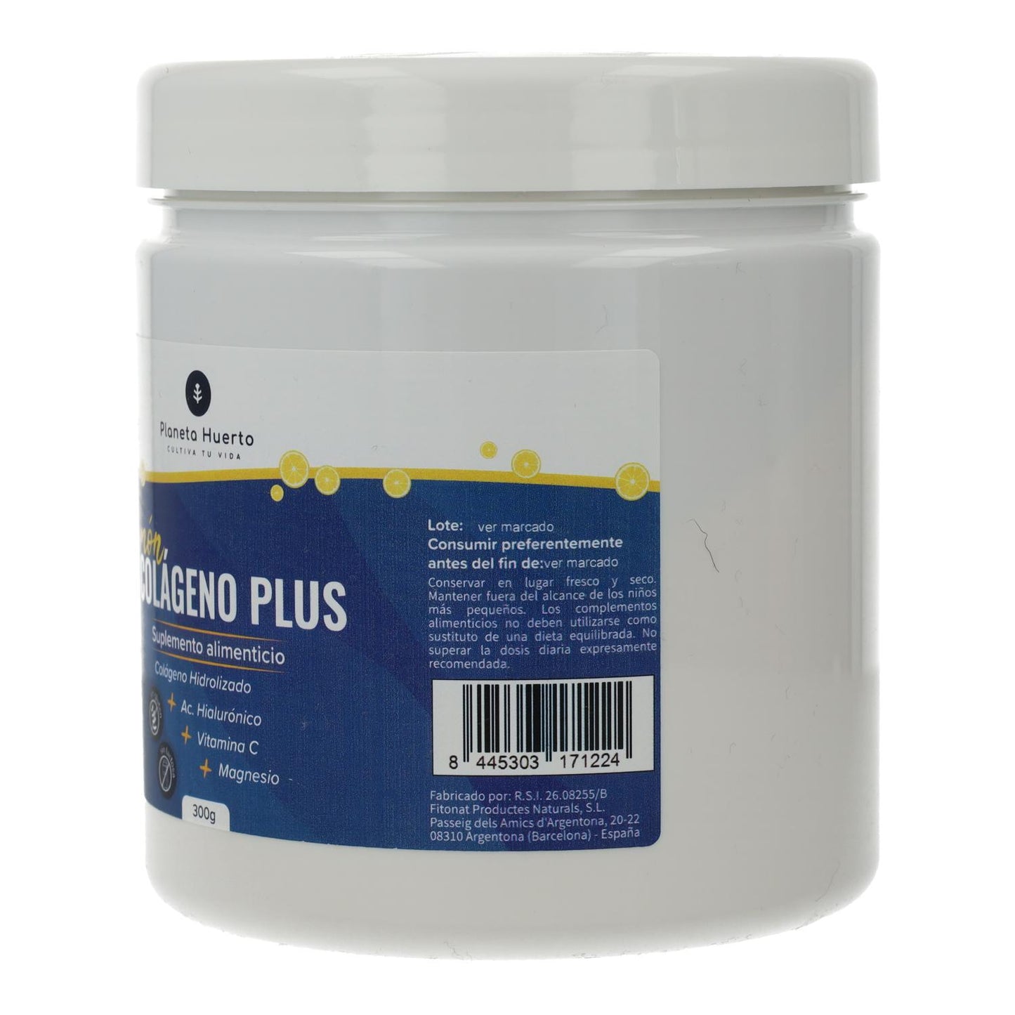 Collagen Plus (Lemon) Planeta Huerto 300 G.