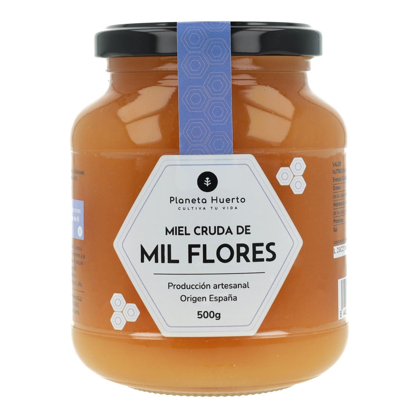Miel brut de mille fleurs Planeta Huerto 500 g