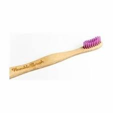 Hm Spazzolino da denti in bambù per adulti medio viola The Humble