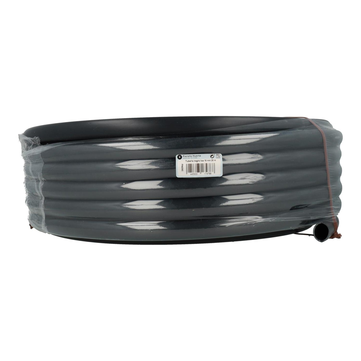 Gladde zwarte buis 16 mm Planeta Huerto 25 m