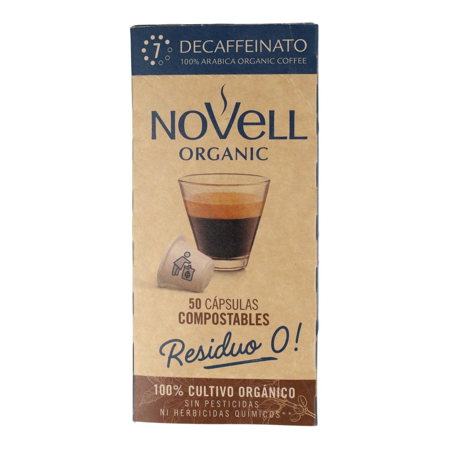Kompostierbare Kapseln Descaffeinato Nespresso 50 Kapseln