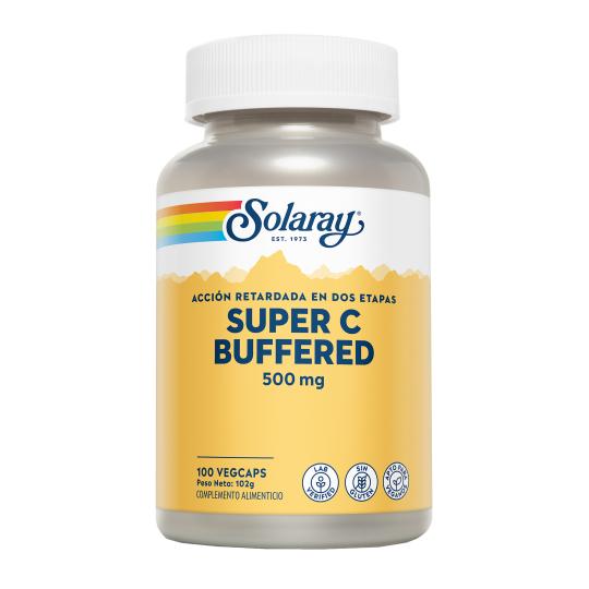 Super Bio C Buffered Solaray, 100 capsules