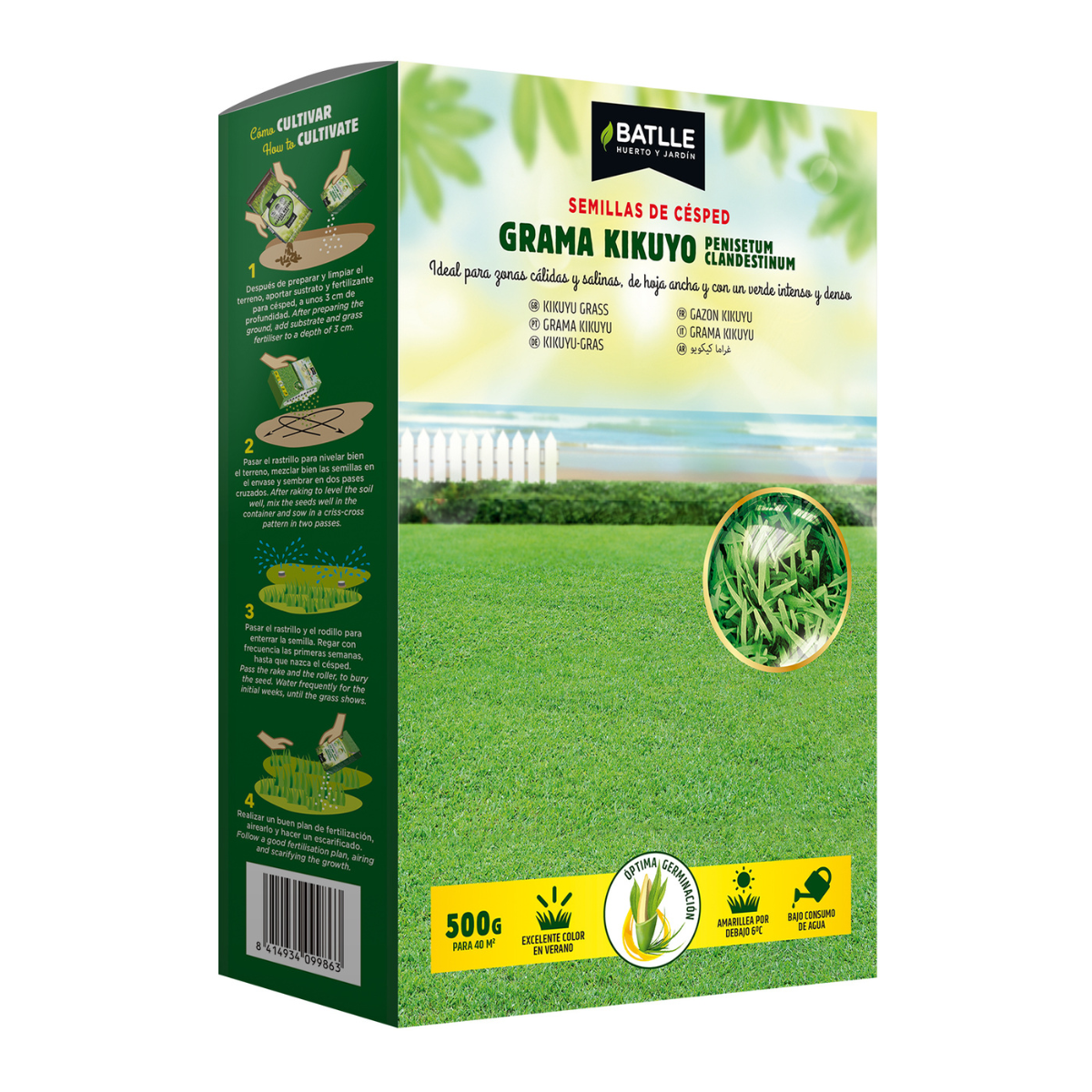 Graines de gazon Kikuyo Batlle 500 g
