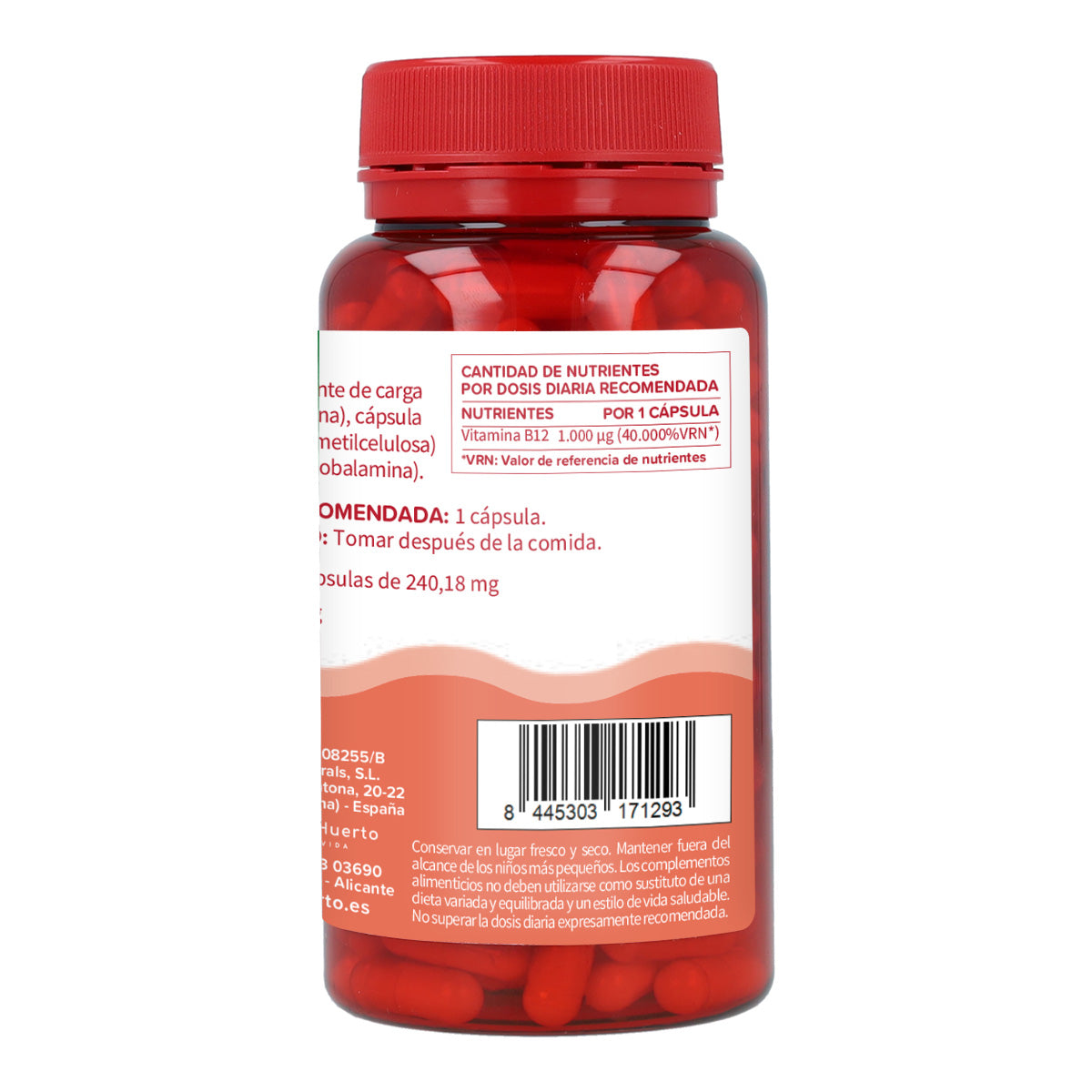 Vitamina B12 Planeta Huerto 60 Cap.