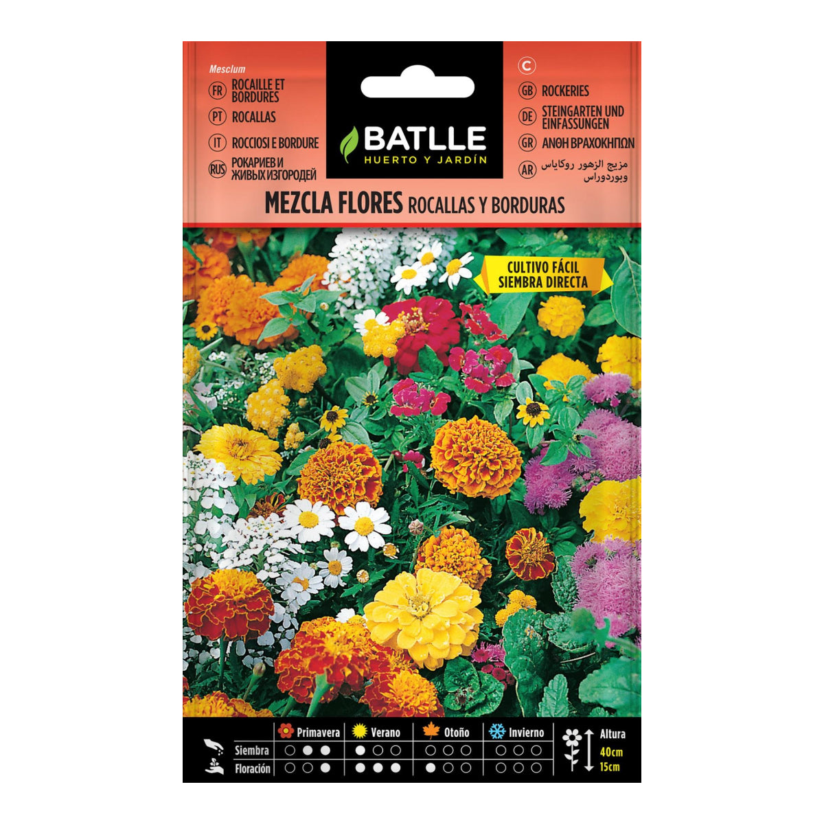 Batlle Flower Mix Seeds for Rockeries and Borders