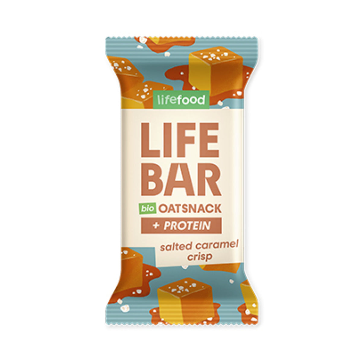 Hafer-Proteinriegel Salted Caramel Crisp Life Food 40 g Lifebar