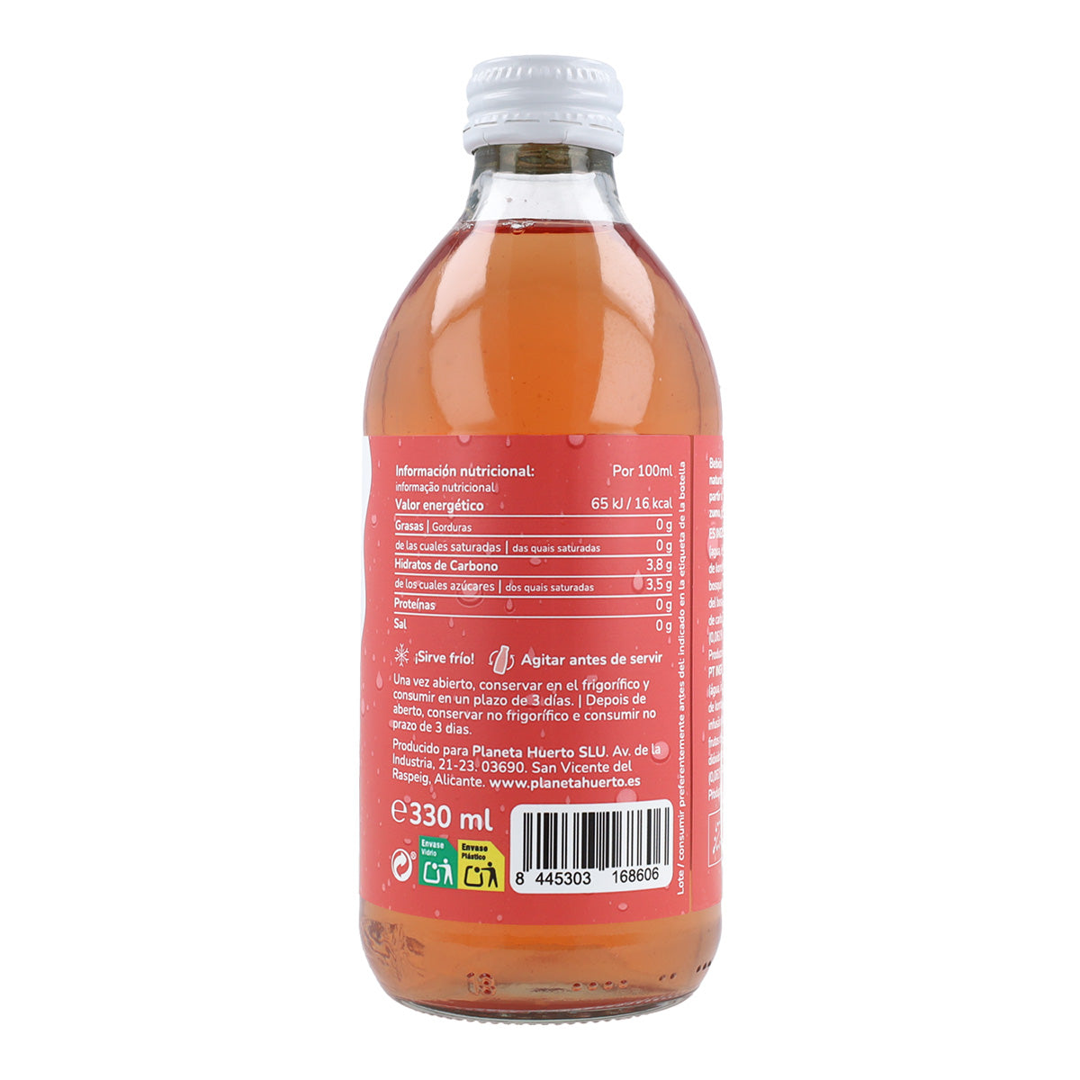 Pack 6x Kombucha ECO Fruits Rouges Planet Orchard 330 ml