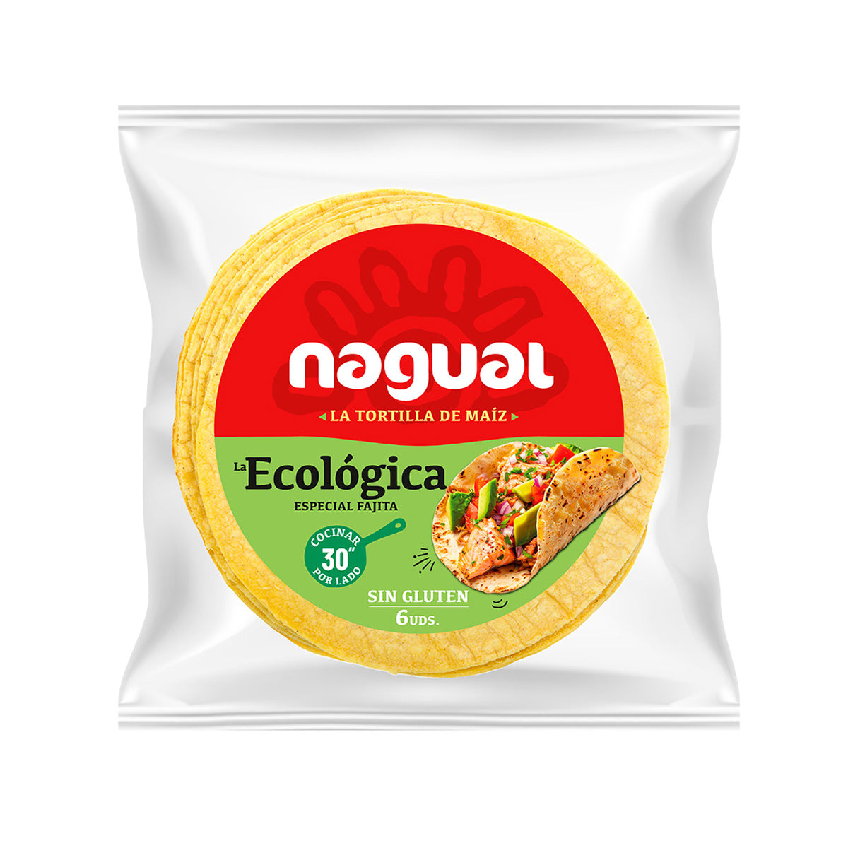 Tortillas di mais biologiche senza glutine Nagual 150 g