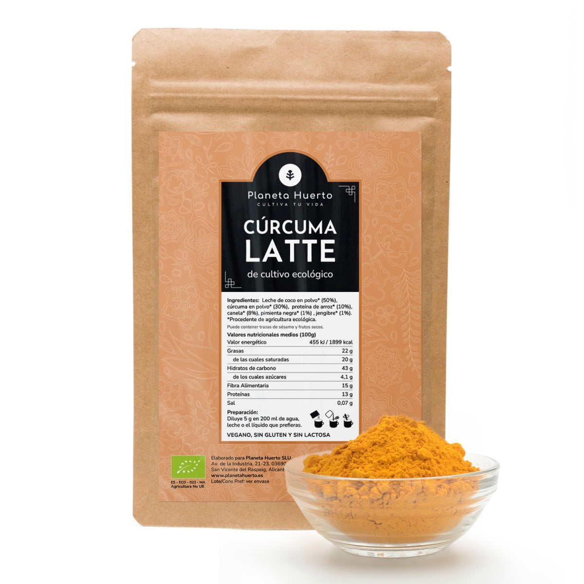 Gurkmeja Latte ECO Planet Garden 200 g