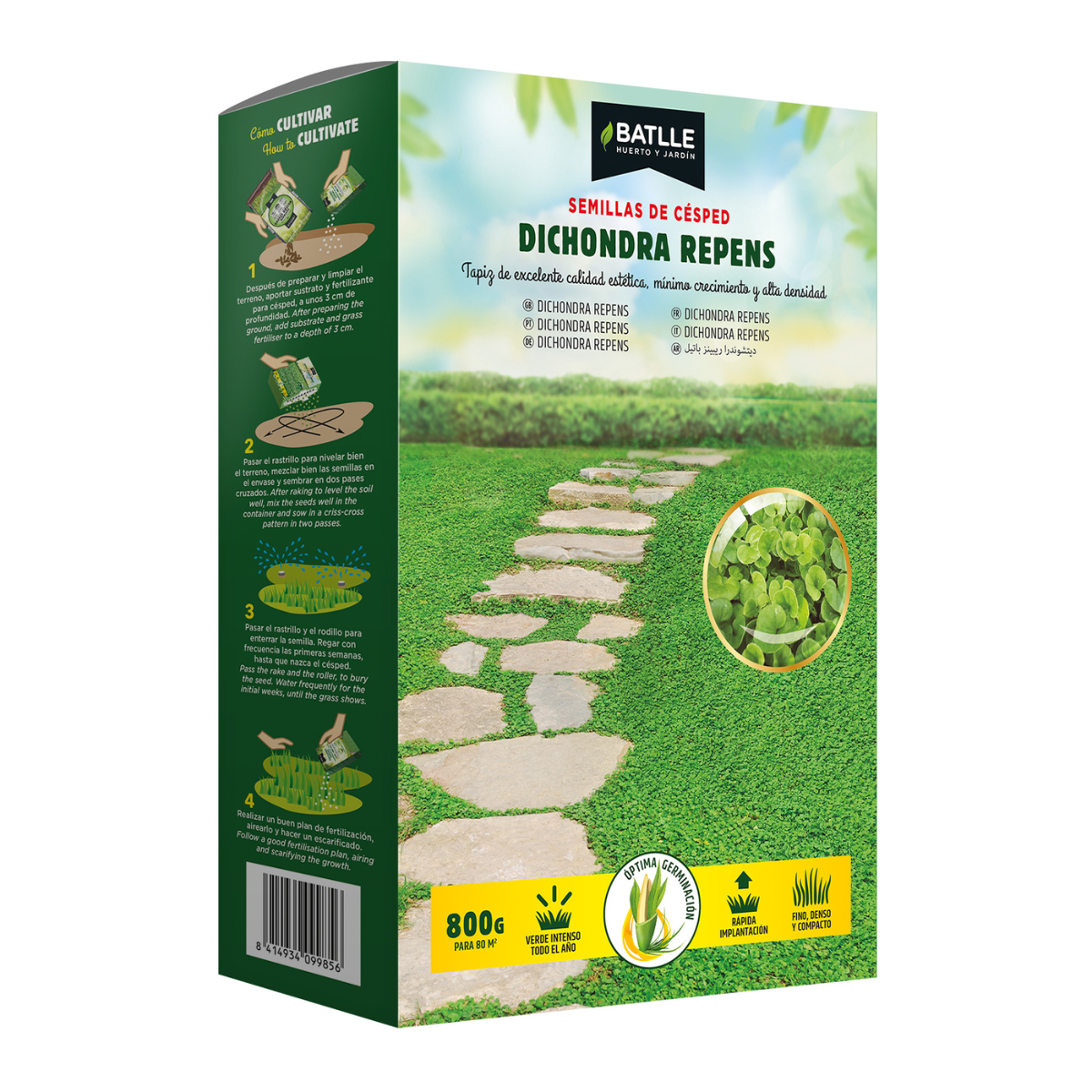 Semi di erba Dichondra repens Batlle 800 g