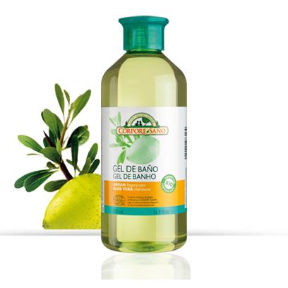 Nährendes und restrukturierendes Duschgel mit Argan und Aloe Vera von Corpore Sano 500 ml
