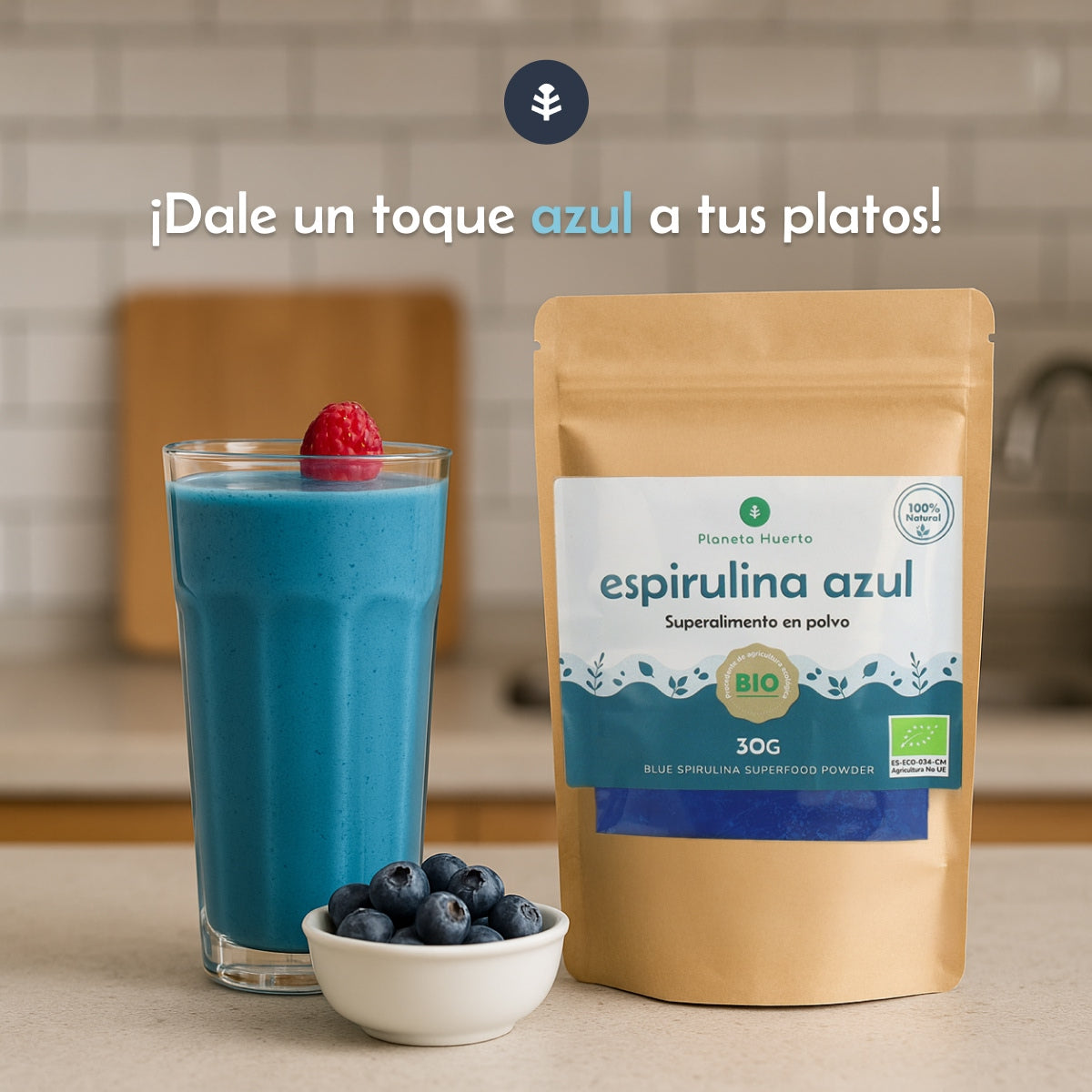 Spirulina blu Planeta Huerto 30gr