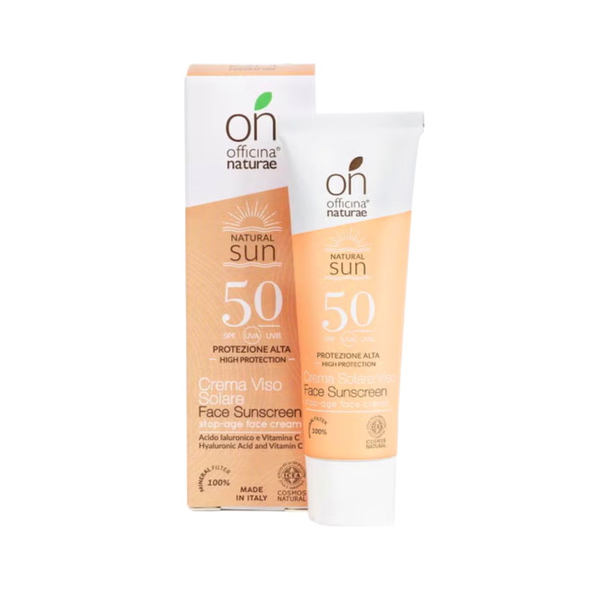 Gesichts-Sonnencreme LSF 50 30 ml, ökologisch zertifiziert, Officina Naturae