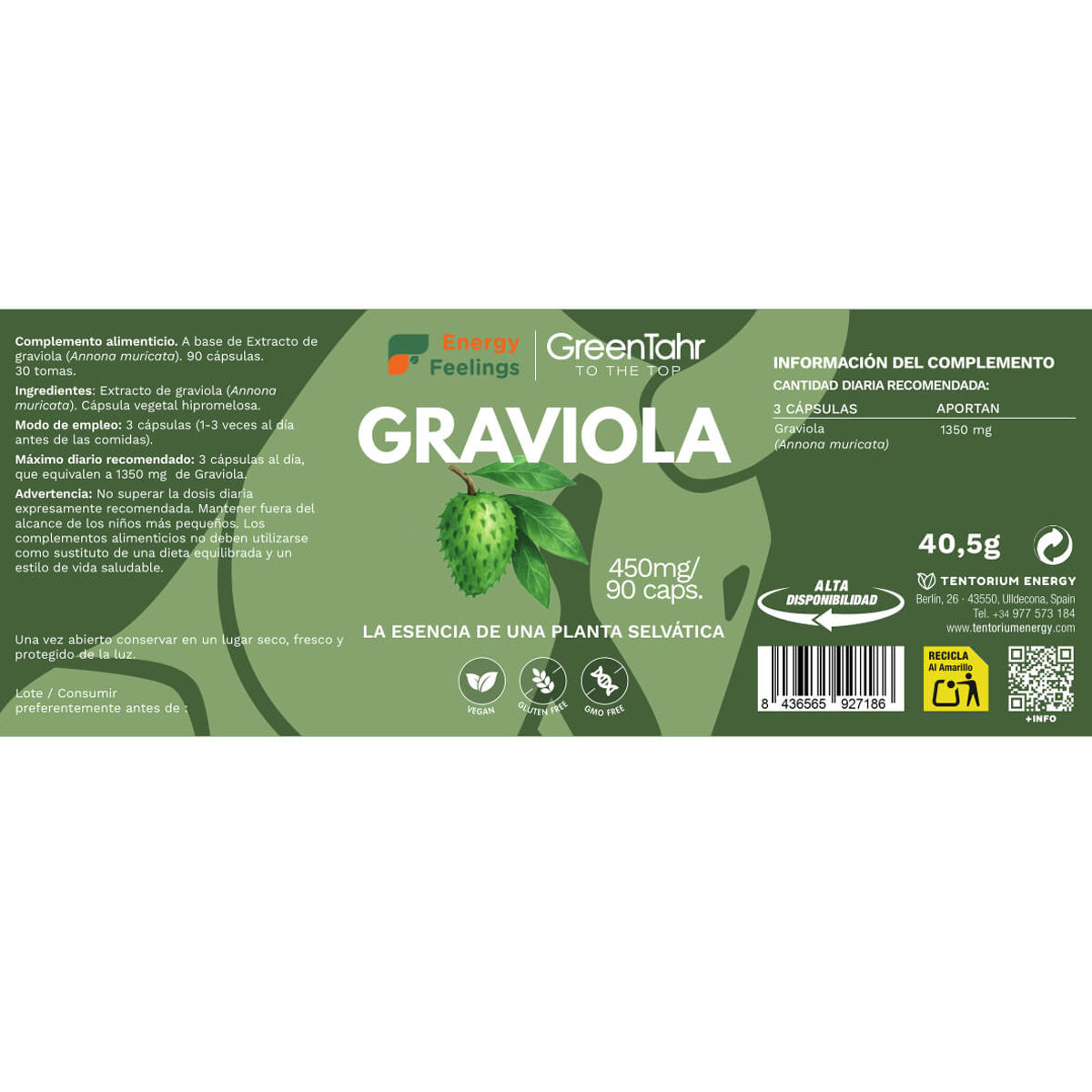 Graviola Energy Feelings 90 Kapseln