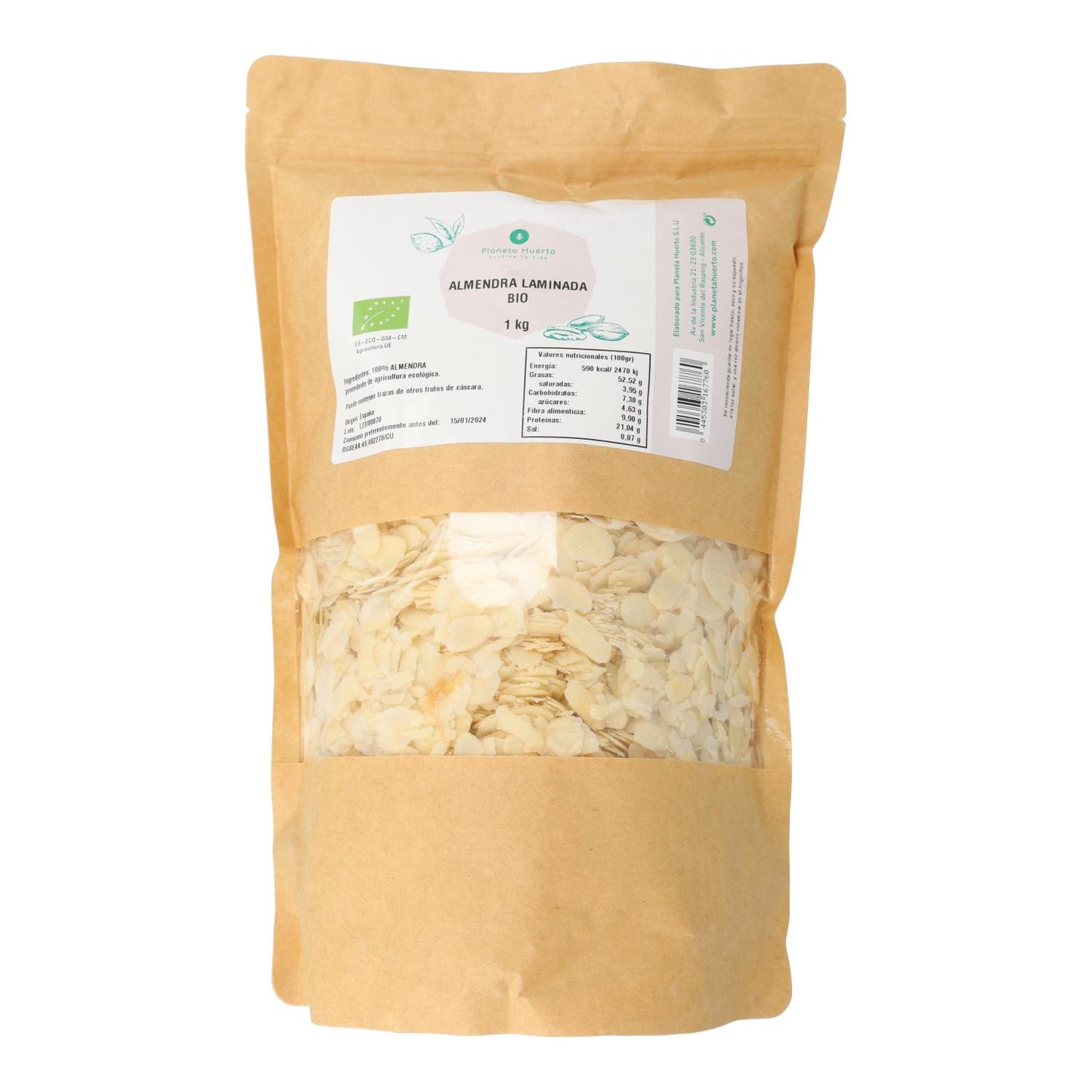 Planet Orchard ECO Gerolde Amandelen 1 kg
