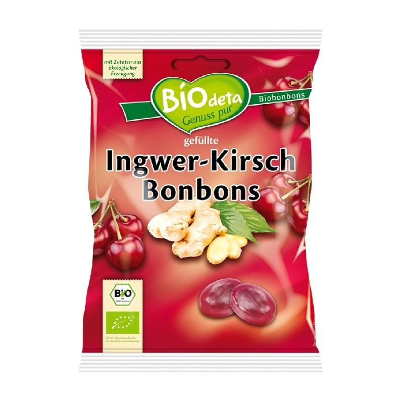 Gevulde snoepjes met gember en kers Biodeta 75 g