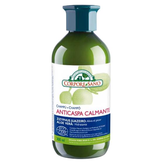 Soothing anti-dandruff shampoo with Zizyphus Juazeiro and Aloe Corpore Sano 300 ml