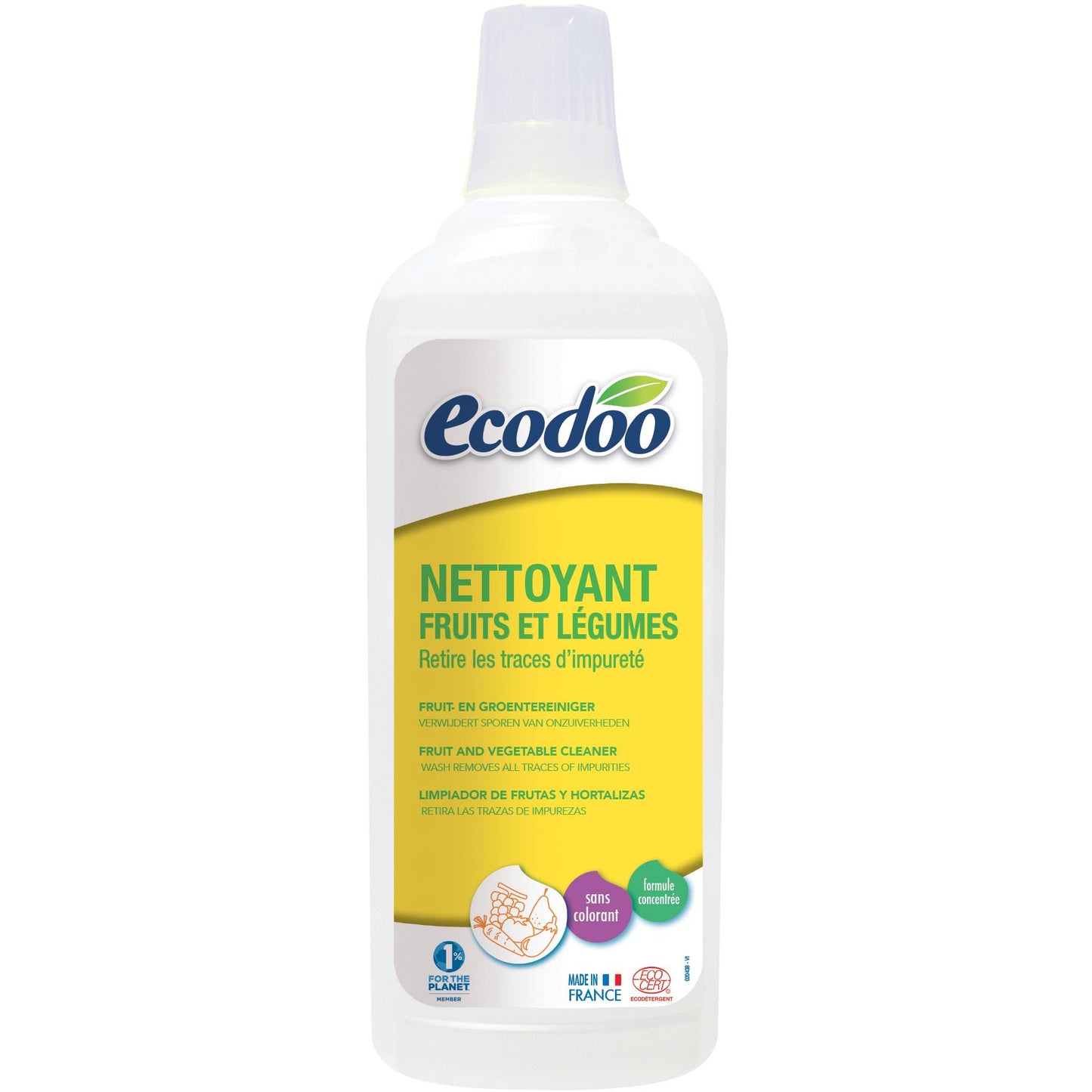 Frukt- och grönsaksrengöring Ecodoo 750 ml