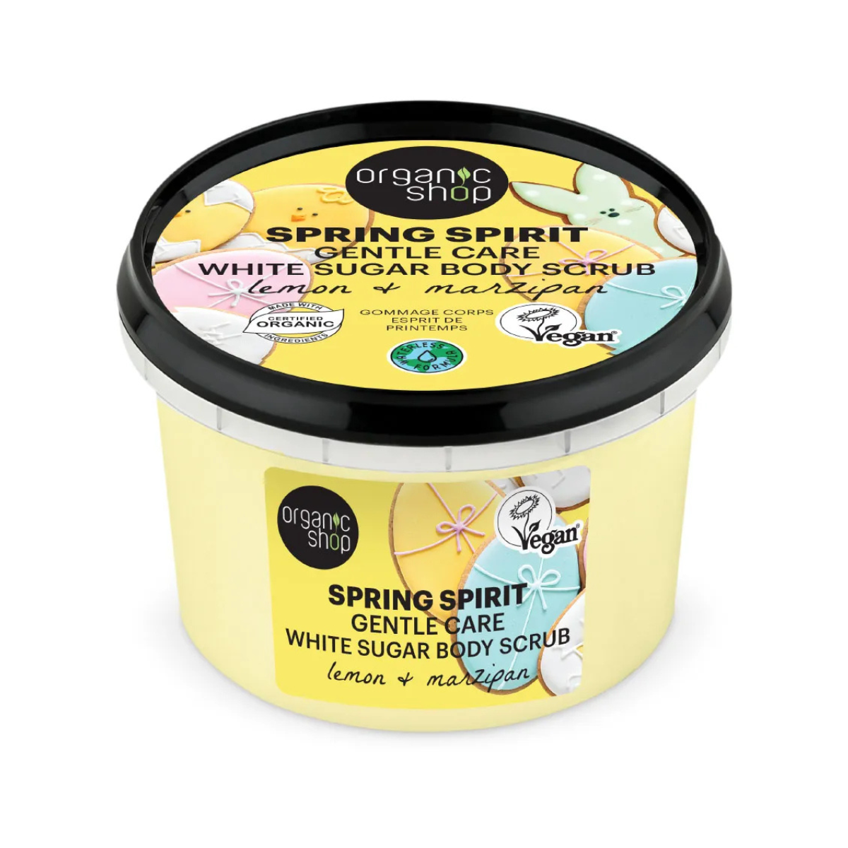 Organic Shop Spring Spirit Gentle Sugar Body Scrub 250 ml