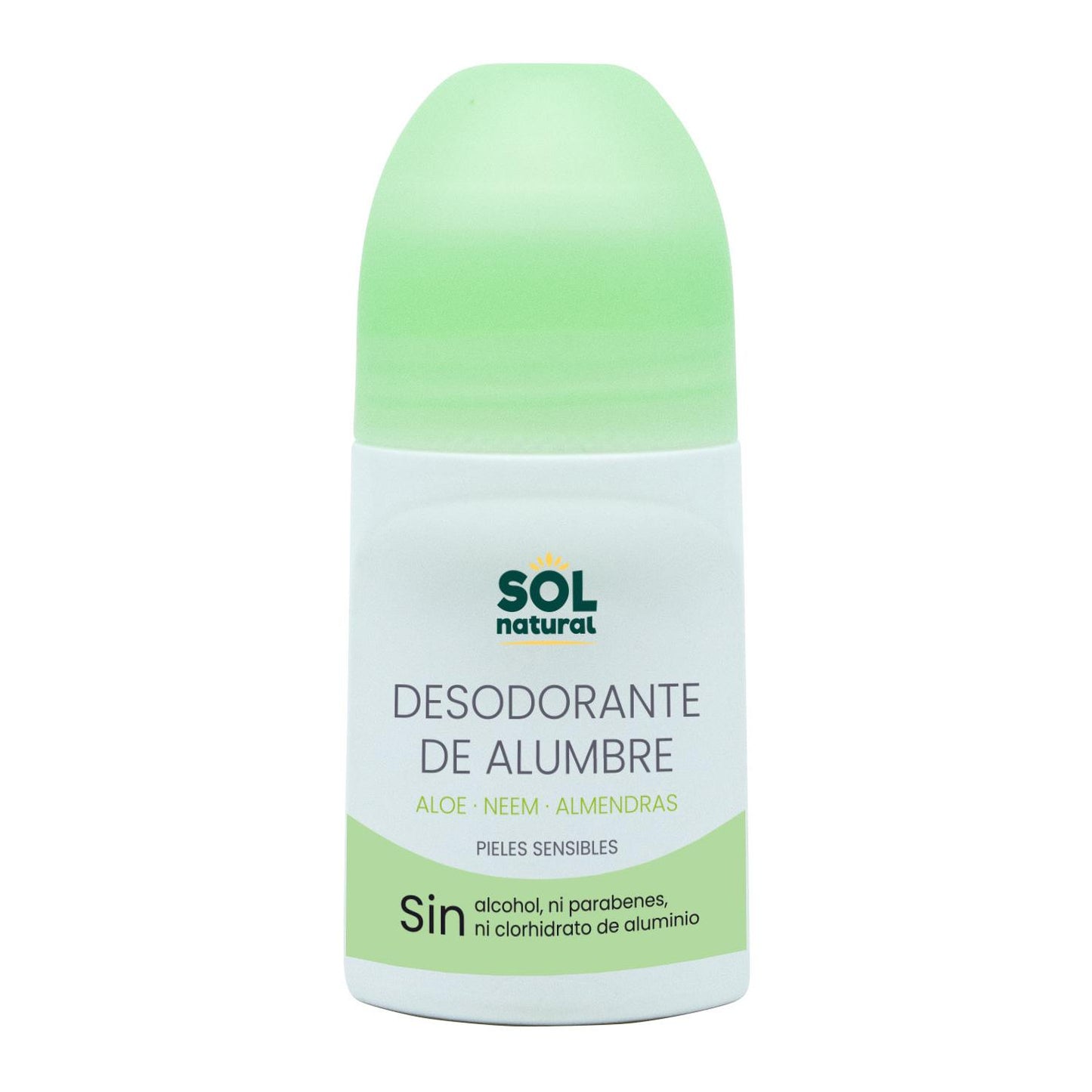 Flüssiges Deodorant mit Alaun, Aloe Vera und Neem Sol Natural 75 ml