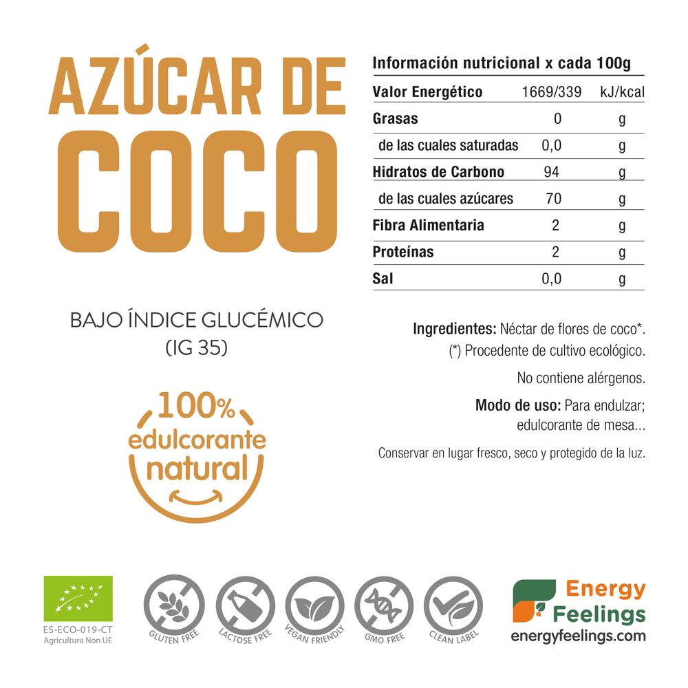 Sucre de coco bio Doypack 200 g