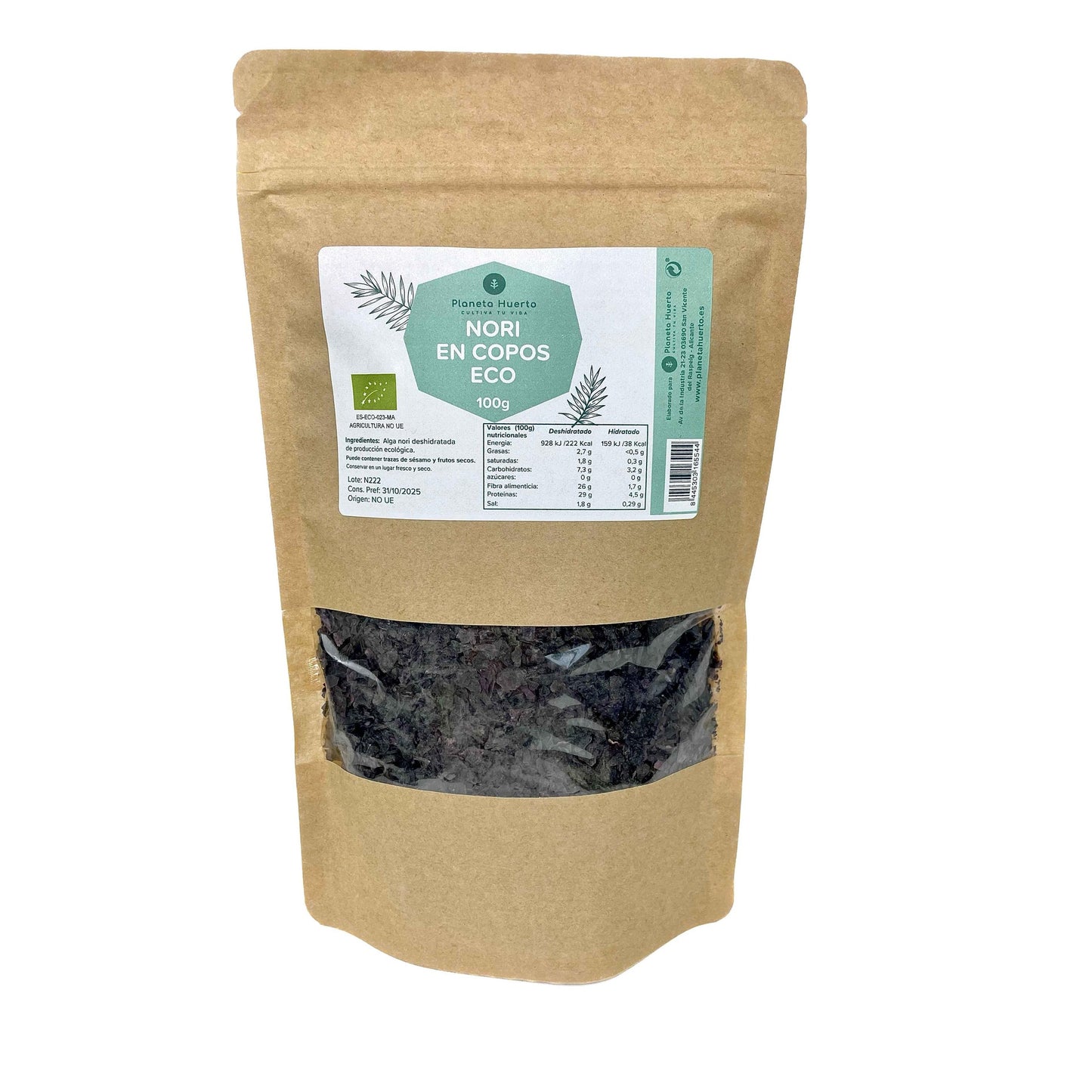 Nori seaweed flakes ECO Planeta Huerto 100 g
